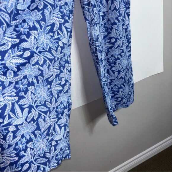 J. McLaughlin Womens Large Floral Pockets Bohemian Pants Cottagecore Lightweight - Picture 7 of 8